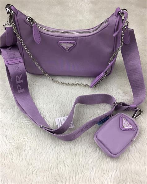 bolsa prada lilas paete|bolsas de prada.